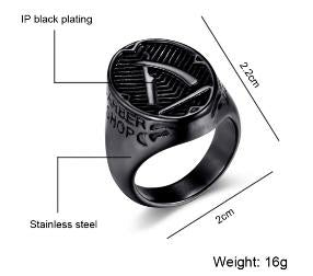 Barber Ring Black